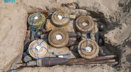 “مسام” ينزع 961 لغمًا من الأراضي اليمنية خلال أسبوع