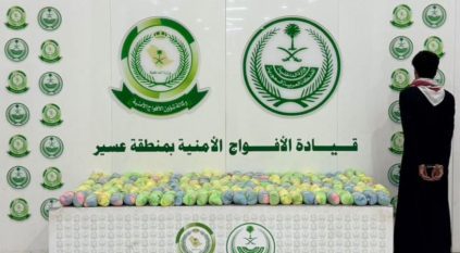 الأفواج الأمنية تقبض على شخص لترويجه 31 كيلو قات في عسير