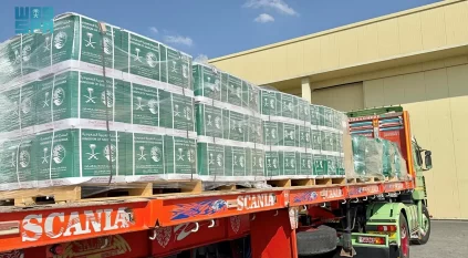 وصول الطائرة الإغاثية السعودية الـ75 لإغاثة الشعب الفلسطيني في قطاع غزة