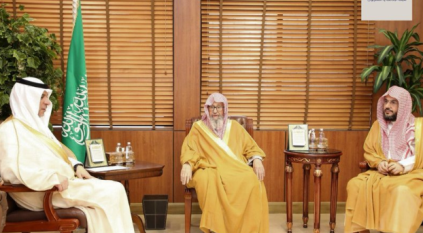 مفتي المملكة يستقبل الرئيس التنفيذي لهيئة الإذاعة والتلفزيون