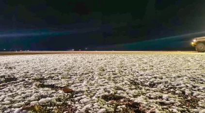 لقطات لأمطار وثلوج حائل