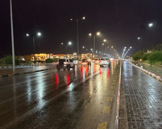 أمطار على الجوف وعرعر