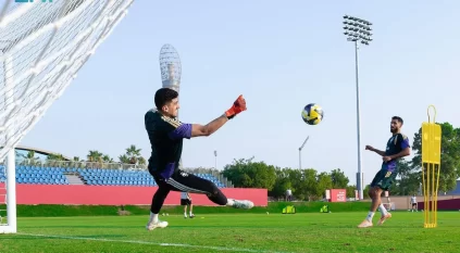الأخضر يستأنف تدريباته استعدادًا لنصف نهائي كأس العرب