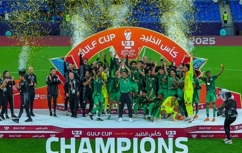 الأخضر الأولمبي يفوز على العراق ويتوج بكأس الخليج