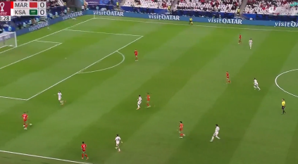 السعودية تخسر أمام المغرب بهدف نظيف في كأس العرب