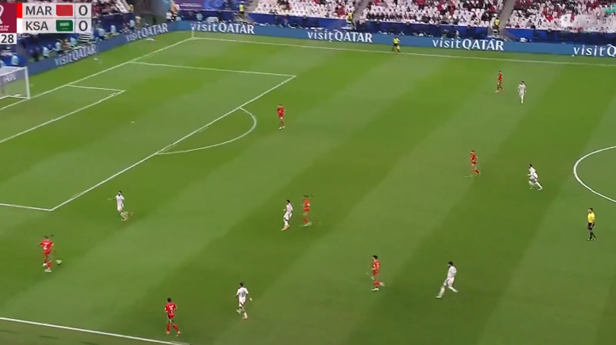 السعودية تخسر أمام المغرب بهدف نظيف في كأس العرب