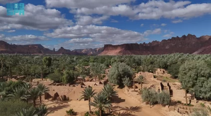 جبال العُلا.. تضاريس متنوعة تُشكّل إطارًا طبيعيًا يحمي التراث ويحتضن الواحات