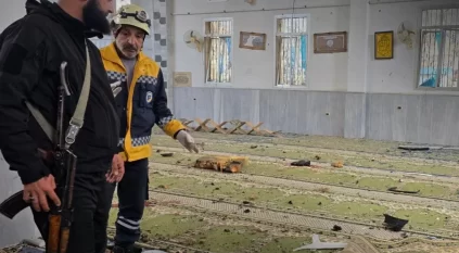 5 قتلى جراء انفجار داخل مسجد بحمص وسط سوريا