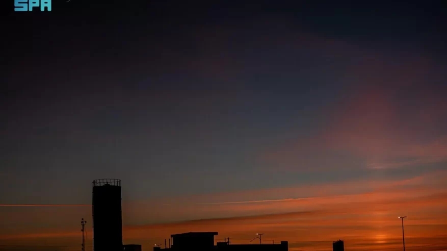 رصد العمود الضوئي في سماء الشمالية