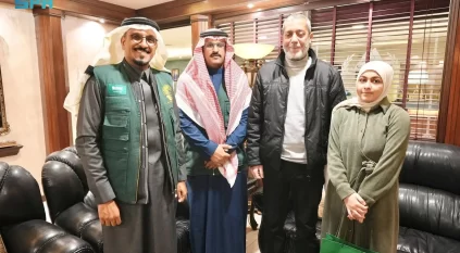 سلمان للإغاثة يبادر بعلاج فتاة فلسطينية مصابة بسرطان الدم في الأردن