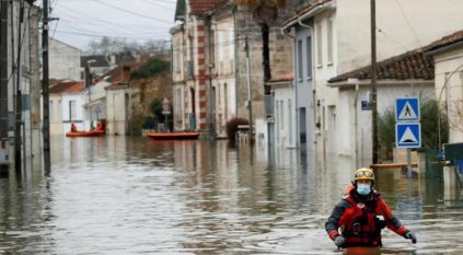 فيضانات عارمة تجتاح جنوب فرنسا