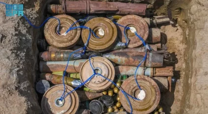 مسام ينزع 924 لغمًا من الأراضي اليمنية خلال أسبوع