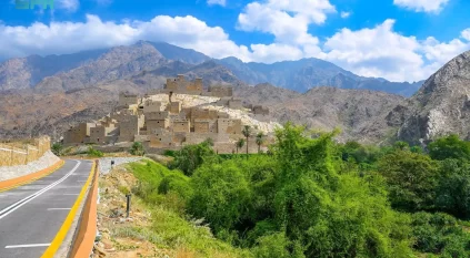 قرية ذي عين الأثرية.. إرث تاريخي تقدمه إمارة الباحة في واحة الأمن