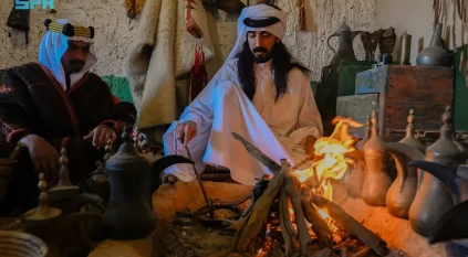 “الملّة”.. وسيلة التدفئة الوحيدة قديمًا وزينة المباني السكنية بالباحة