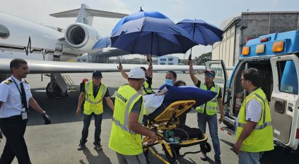 إخلاء طبي لمواطن من الفلبين إلى السعودية 