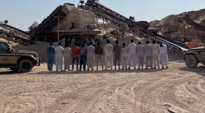 ضبط 15 مقيمًا لاستغلالهم الرواسب في الرياض