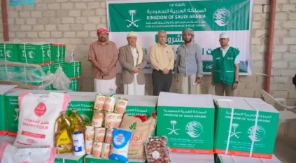 سلمان للإغاثة يوزّع 2.700 سلة غذائية بمحافظة حضرموت
