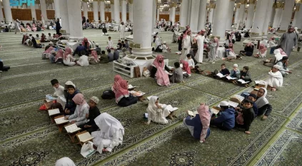 أكثر من 940 ألف طالب وطالبة يستفيدون من التعليم عن بُعد بحلقات المسجد النبوي