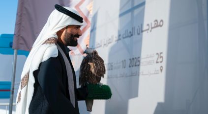 مهرجان الملك عبدالعزيز للصقور 2025 يختتم مسابقاته بمشاركة 3536 صقرًا