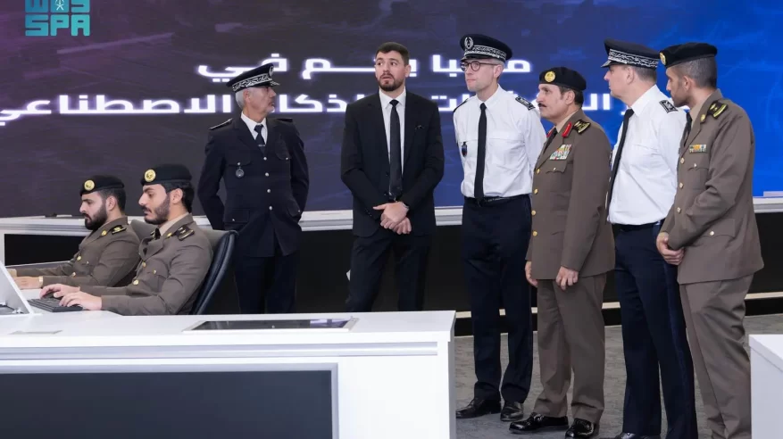 الفريق البسامي يستقبل وفدًا أمنيًا من شرطة باريس