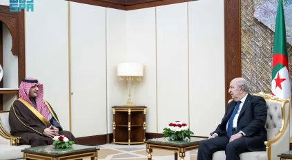 بناءً على توجيه ولي العهد.. عبدالعزيز بن سعود يلتقي رئيس الجزائر