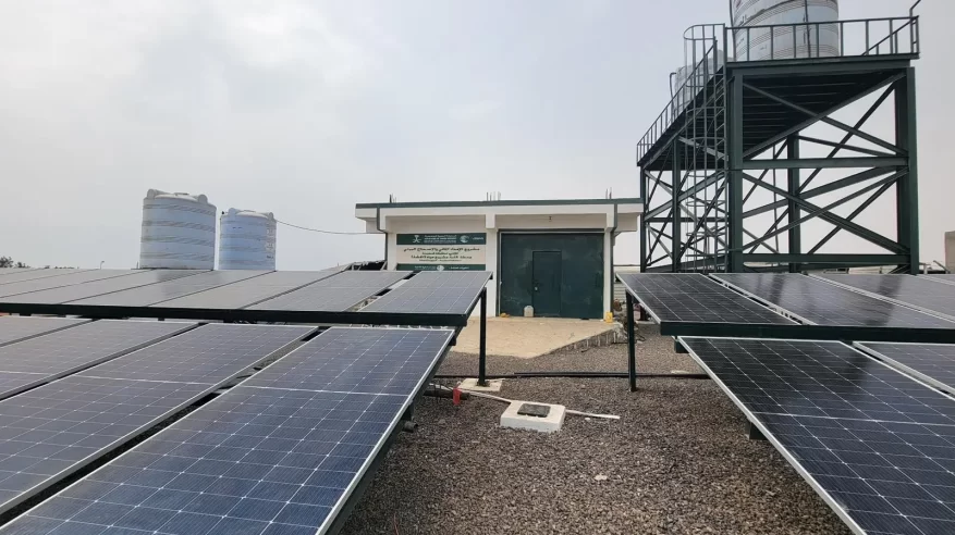 سلمان للإغاثة يضخ مليونًا و359 ألف لتر ضمن مشروع الإمداد المائي في الحديدة