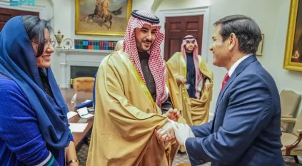 خالد بن سلمان يلتقي وزيري الخارجية والحرب لدى أمريكا والمبعوث الأمريكي الخاص للشرق الأوسط