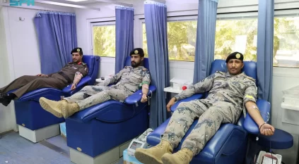 حرس الحدود يشارك في مبادرة “عسير تقتدي” للتبرع بالدم