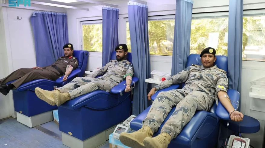 حرس الحدود يشارك في مبادرة “عسير تقتدي” للتبرع بالدم