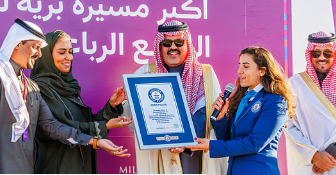 حائل تدخل موسوعة غينيس بأكبر مسيرة لسيارات الدفع الرباعي في العالم