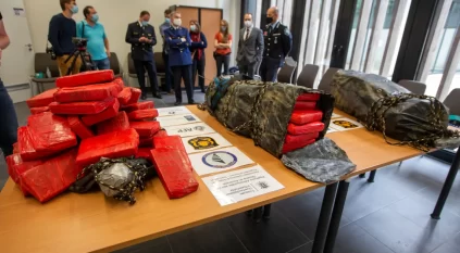 بلجيكا تحتجز شحنة ضخمة من الكوكايين تزن 5.7 أطنان