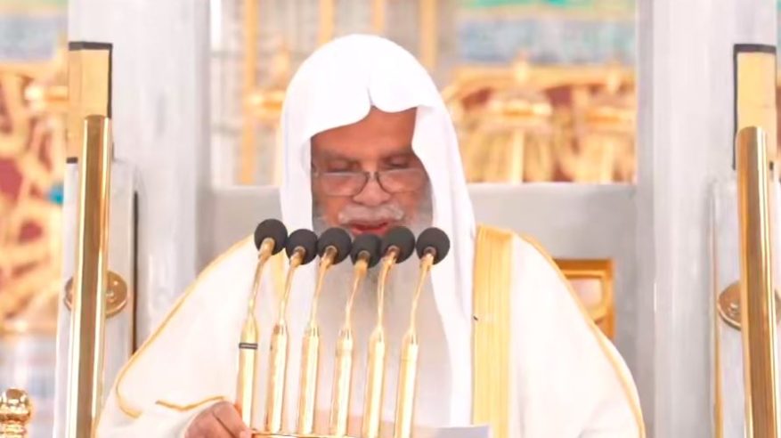 الحذيفي في خطبة الجمعة بالمسجد النبوي: الإسراء والمعراج من آيات الله الكبرى