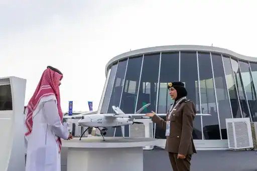 “عساس”.. طائرة استطلاعية في جناح الداخلية بمعرض الدفاع العالمي 2026