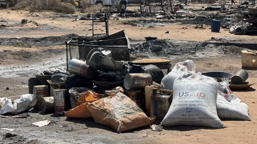 كارثة إنسانية في دارفور.. 548 منزلًا دمرها حريق بمخيم العمدة