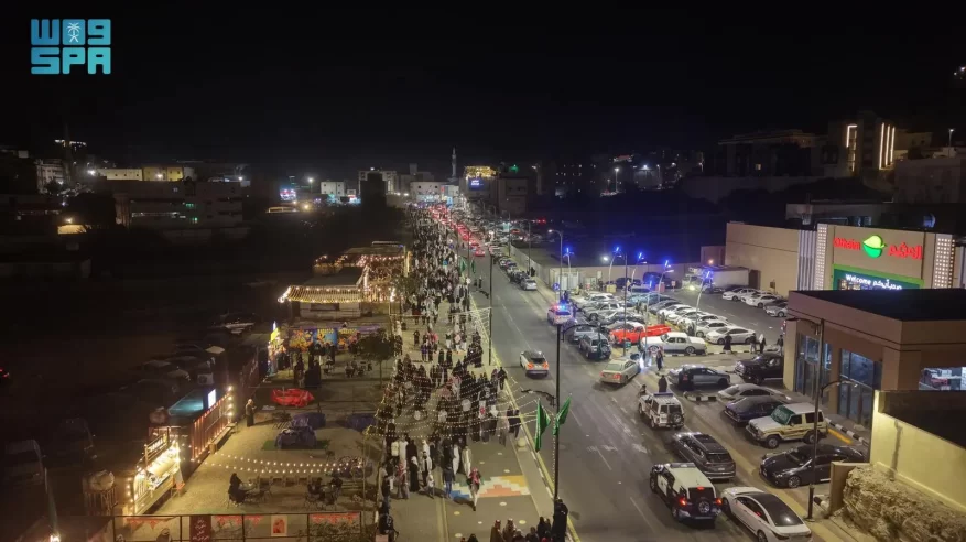 أهالي الباحة يحتفون بيوم التأسيس وسط أجواء تراثية مميزة