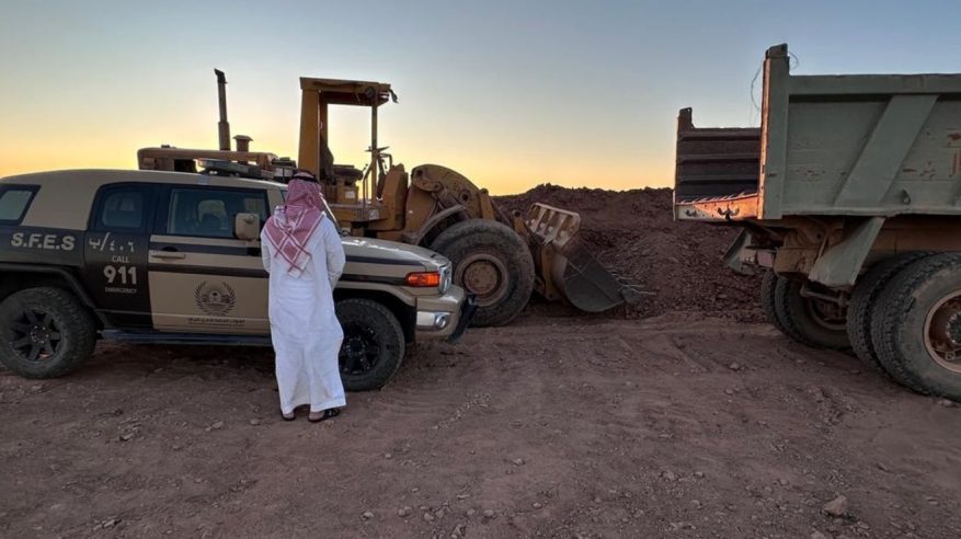 ضبط مواطن لاستغلاله الرواسب في المدينة المنورة
