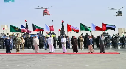 القوة الأمنية السعودية تختتم مشاركتها في تمرين أمن الخليج العربي 4 بقطر