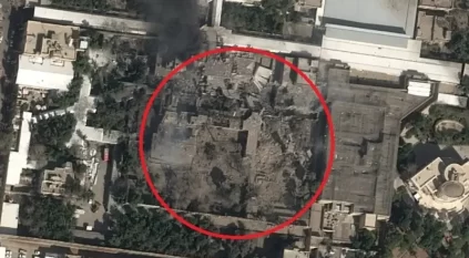 صور فضائية توثق تضرر مقر خامنئي في طهران