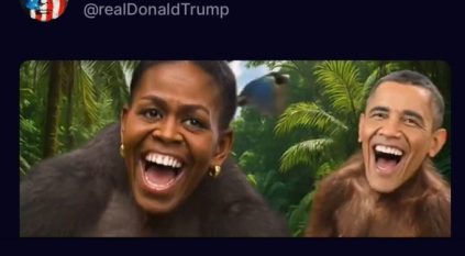 ترامب يرفض الاعتذار عن نشر الفيديو المسيء لـ أوباما زوجته