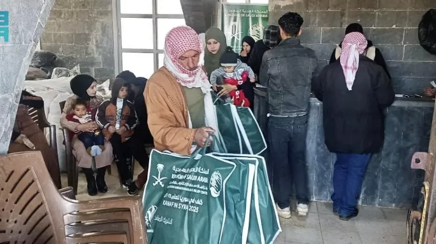 سلمان للإغاثة يوزع 1.048 قسيمة شرائية في إدلب ودرعا واللاذقية بسوريا