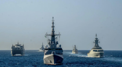 القوات البحرية تختتم مشاركتها في تمرين «رياح السلام» في سلطنة عُمان