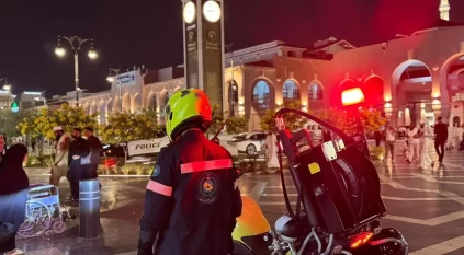 الدفاع المدني يعزز أعماله الوقائية بالمسجد النبوي والمنطقة المركزية