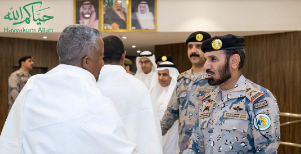 حرس الحدود يستقبل أولى رحلات ضيوف الرحمن لأداء العمرة في رمضان