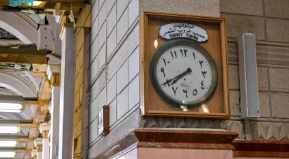 التوقيت الزوالي في المسجد النبوي.. امتداد تاريخي لعناية المسلمين بالمواقيت