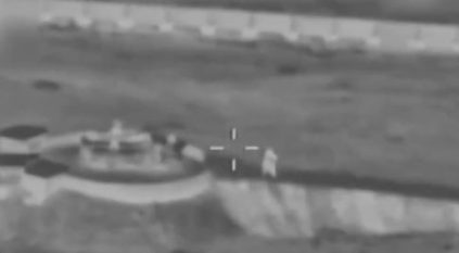 مشاهد من الهجوم على قاعدة صواريخ تابعة للقوات الإيرانية