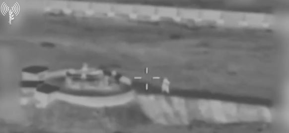 مشاهد من الهجوم على قاعدة صواريخ تابعة للقوات الإيرانية