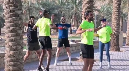 بين الإفطار والسحور.. المشي والجري أسلوب حياة بوادي حنيفة