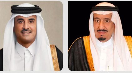 القيادة القطرية تهنئ الملك سلمان بمناسبة ذكرى يوم التأسيس