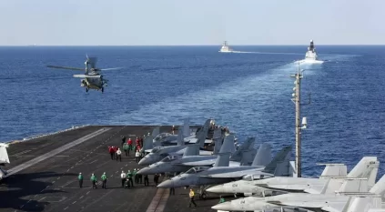 الجيش الأمريكي يسقط مسيرة إيرانية اقتربت من حاملة الطائرات “لينكولن”