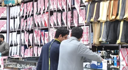 نشاط تجاري كثيف في أسواق عسير مع اقتراب عيد الفطر